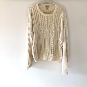 vintage chunky knit sweater